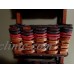 SOLID MAHOGANY BASKET MAIL ORGANIZER - Handmade by FOXCREEK BASKET CO Blue & Red   202390041229